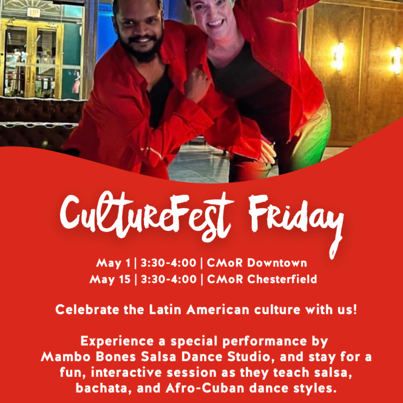 CultureFest Downtown: Latin American culture celebration with salsa dancing by Mambo Bones Salsa Dance Studio.